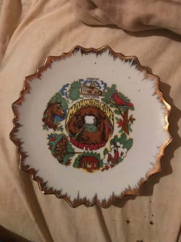 Collectable Decorative Plate, Mammoth Cave Kentucky