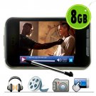 MP4 Player + Video Camera 8GB Touchscreen