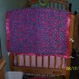 Girls Pink, Blue and Purple Baby Blanket