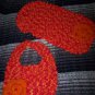 Sunshine bib and burp cloth set