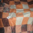 Handmade Baby Quilt Patchwork Nursing, Carseat Blanket  #012