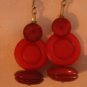 Antique Button Earrings Handmade Old button Jewelry #073