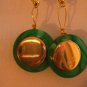Antique Button Earrings Handmade Old button Jewelry #041