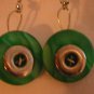 Antique Button Earrings Handmade Old button Jewelry #040