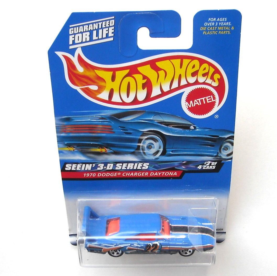 Hot Wheels 1970 Dodge Charger Daytona Seein' 3-D Series Collector No ...