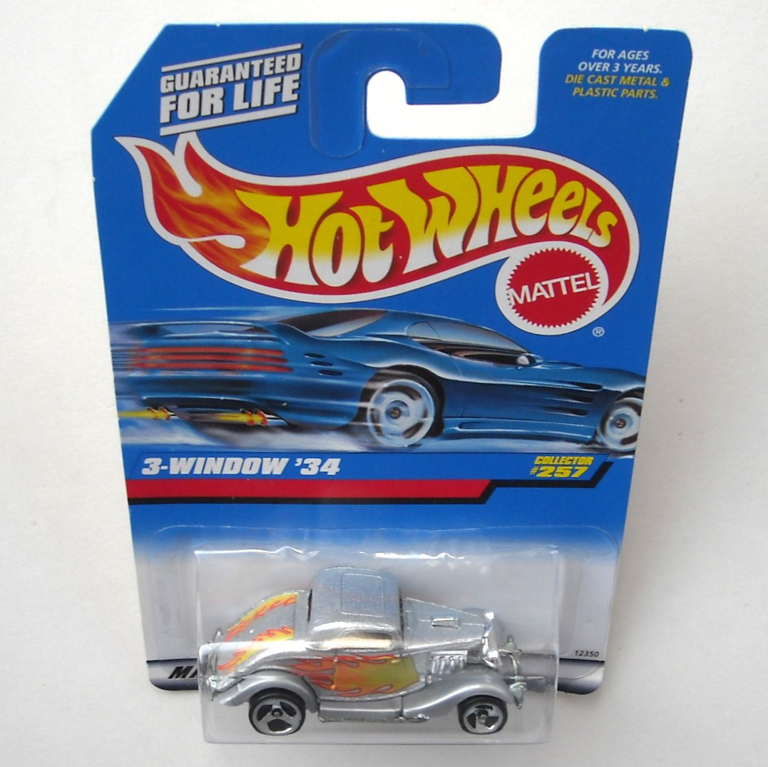 Hot Wheels 3 Window 34 Collector No 257 Diecast 1997