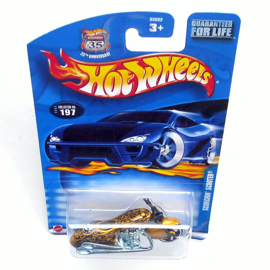 Scorchin' Scooter 2002 No 197 Hot Wheels Diecast