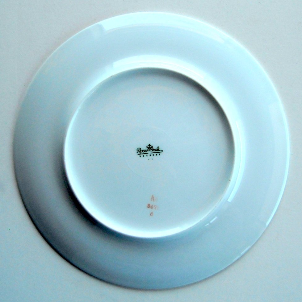 Rosenthal Continental China Salad Plate Germany Pattern 3471 Platinum