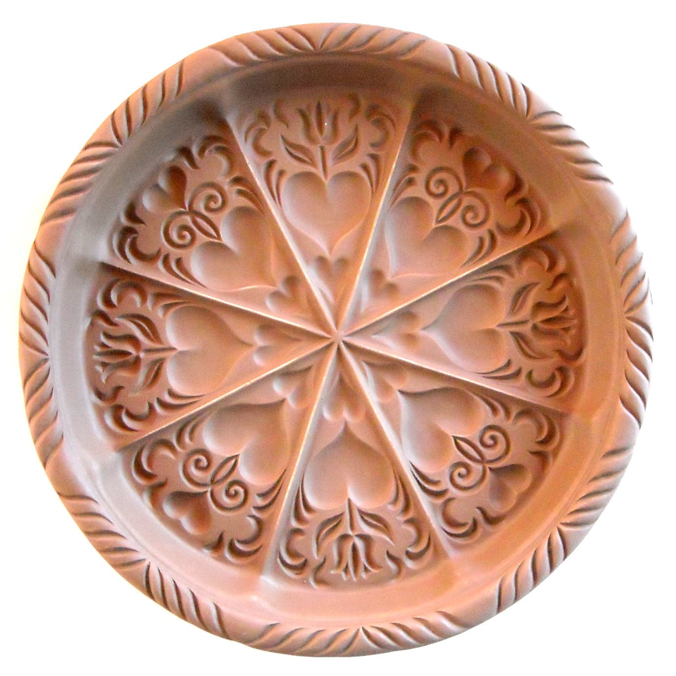 Hartstone Pottery USA Unglazed Shortbread Mold - Heart Design