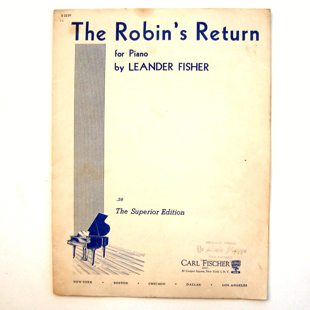 the robins return by leander fisher 1926 sheet music the robins return by leander fisher 1926 sheet music