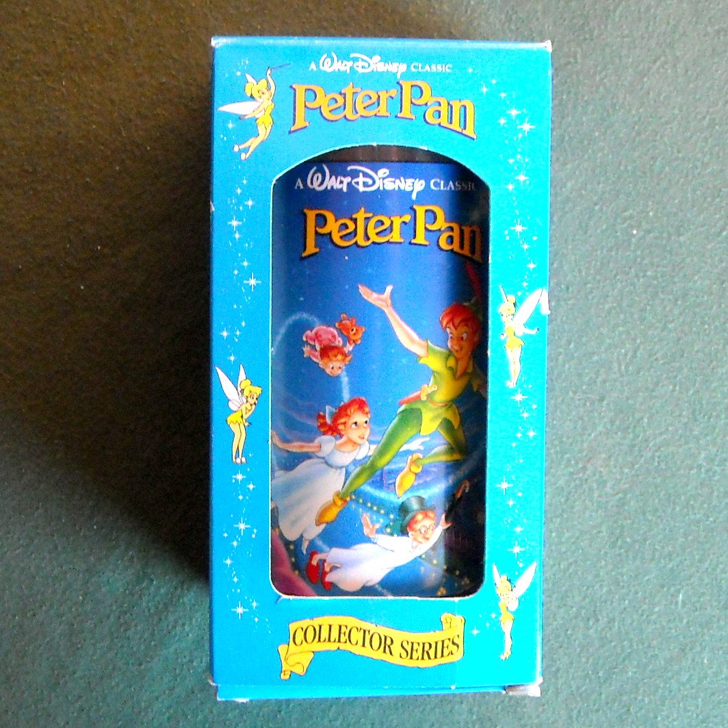 Disney Plastic Cups - Lenticular Peter Pan Characters - Set of 4