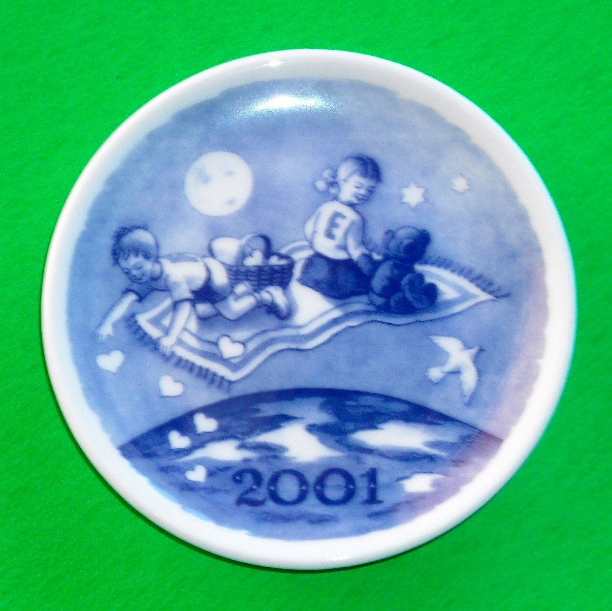 Royal Copenhagen Millennium 2001 Small Plate Plaquette