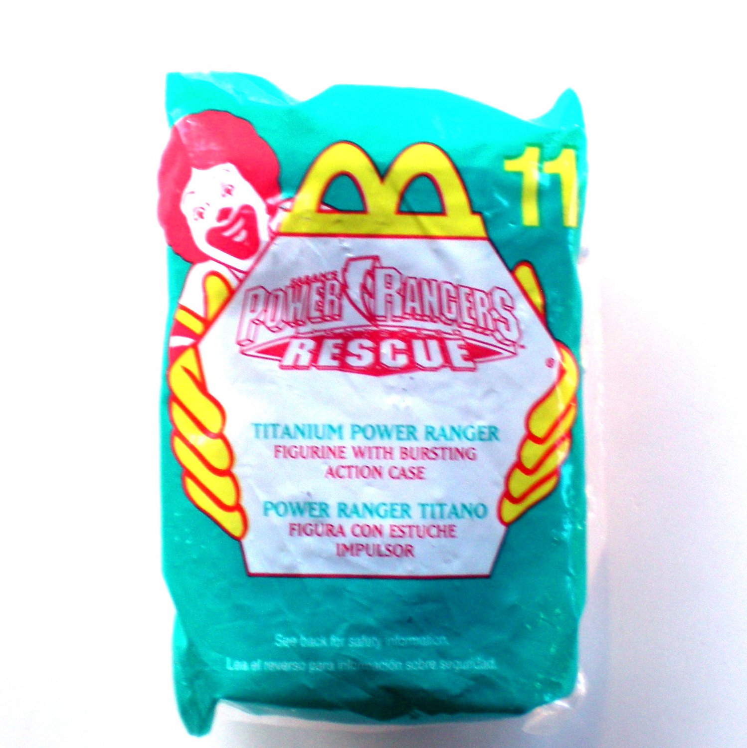Titanium Power Rangers Rescue No 11 McDonald's Happy Meal Toys 2000