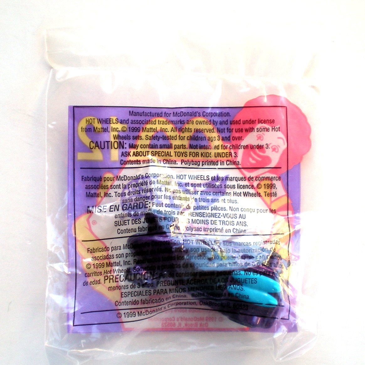 Surf Boarder Vintage Hot Wheels No 12 McDonald's Happy Meal Toys 1999