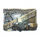 Lockwood Corporation Vintage Brass Color US Belt Buckle