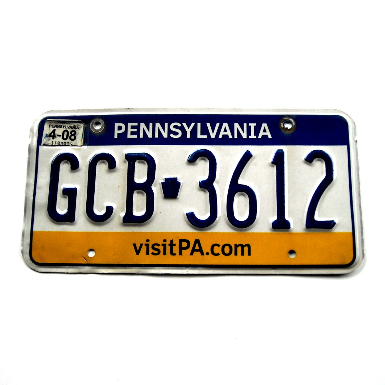 Pennsylvania State VisitPA Authentic License Plate