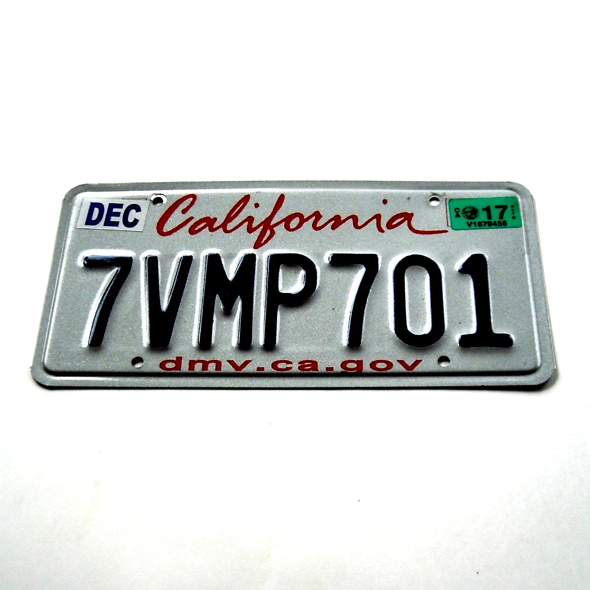 California state dmv ca gov authentic license plate