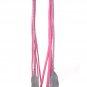 Leathers & Feathers Earring - Fuschia