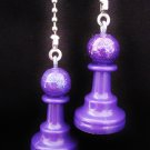 Set of 2 Ponds Chess Pieces Ceiling Fan Light Pull Chains