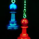 Set of 2 Ponds Chess Pieces Ceiling Fan Light Pull Chains