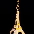 Eiffel Tower Paris Landmark Plated Gold Color Ceiling Fan Light Pull Chain