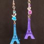 Set of 2 Eiffel Towers Paris Landmark Ceiling Fan Light Pull Chains