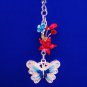 Butterfly Flower Nature Ceiling Fan Light Pull Chain Set H-24