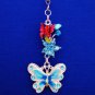 Butterfly Flower Nature Ceiling Fan Light Pull Chain Set H-24