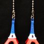 Set of 2 Eiffel Towers Paris Landmark Ceiling Fan Light Pull Chains P-47