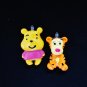 New Set of 4 Pooh Tigger Mini Tree Ornaments
