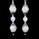 Set of 2 Elegant Crystal Ceiling Fan Light Pull Chains