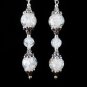 Set of 2 Elegant Crystal Ceiling Fan Light Pull Chains