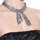 NEW BCBG MAX AZRIA RHINESTONE STUD NECKLACE