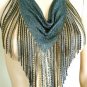 NEW BCBG MAX AZRIA CHAIN MAIL GUNMETAL SILVER GOLD BLACK METAL MESH NECKLACE