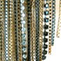 NEW BCBG MAX AZRIA CHAIN MAIL GUNMETAL SILVER GOLD BLACK METAL MESH NECKLACE