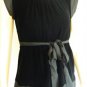 NWT BCBG MAXAZRIA RUNWAY BLACK VELVETTOP XS