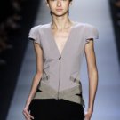 NWT AUTH BCBG MAX AZRIA RUNWAY MICROFIBER TWILL JACKET SOFT MOCA L