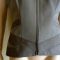 NWT AUTH BCBG MAX AZRIA RUNWAY MICROFIBER TWILL JACKET SOFT MOCA L