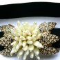 NEW BCBGMAX AZRIA RHINESTONE BROOCH BLACK BELT 2