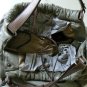 NEW BCBG MAXAZRIA LEATHER MISTY MORNING PUFFER HOBO HANDBAG