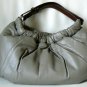 NEW BCBG MAXAZRIA LEATHER MISTY MORNING PUFFER HOBO HANDBAG