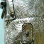 NWT ELEGANT BCBG MAXAZRIA GUNMETAL LEATHER SHOULDER BAG HANDBAG