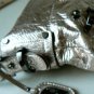 NWT ELEGANT BCBG MAXAZRIA GUNMETAL LEATHER SHOULDER BAG HANDBAG