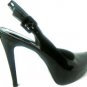 NEW SEXY ALDO BLACK PATENT ALL LEATHER PUMP SHOE 8