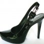 NEW SEXY ALDO BLACK PATENT ALL LEATHER PUMP SHOE 8