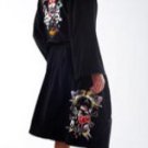 NEW ED HARDY L-A LOVE DIES HARD LOUNGE ROBE SIZE S/M