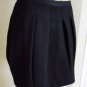 NEW BCBGMAXAZRIA RUNWAY BLACK MINI WOOL PLEATED SKIRT 8
