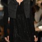 $978 NEW BCBG MAXAZRIA SEQUIN EMBELLISHED SILK DRESS XS