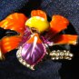 NEW BCBG MAX AZRIA ORCHID DOUBLE BAND RING
