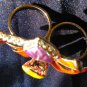 NEW BCBG MAX AZRIA ORCHID DOUBLE BAND RING